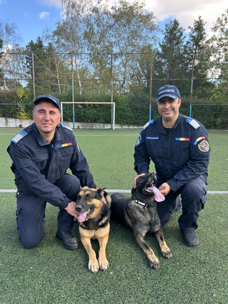 (VIDEO) Câinii Jandarmeriei Dolj, adevărați camarazi