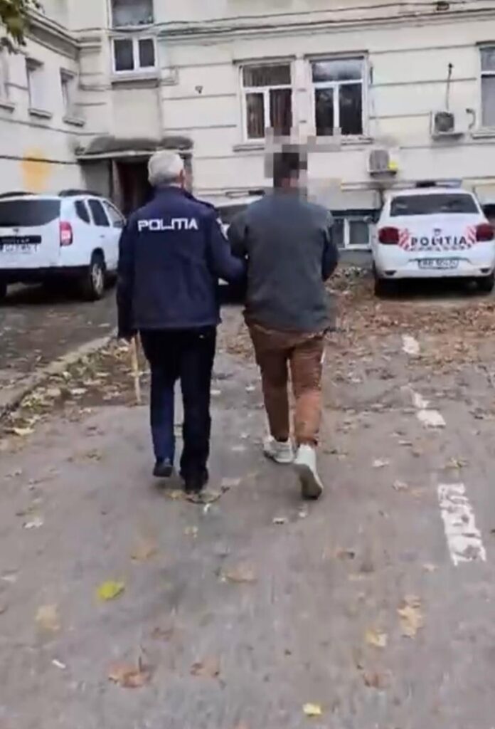 (VIDEO) Tânăr reținut pentru tâlhărie calificată și furt în Siliștea Crucii