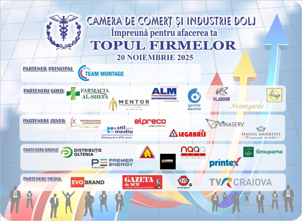 Gala Topul Firmelor din judeţul Dolj, cel mai important eveniment de business al anului