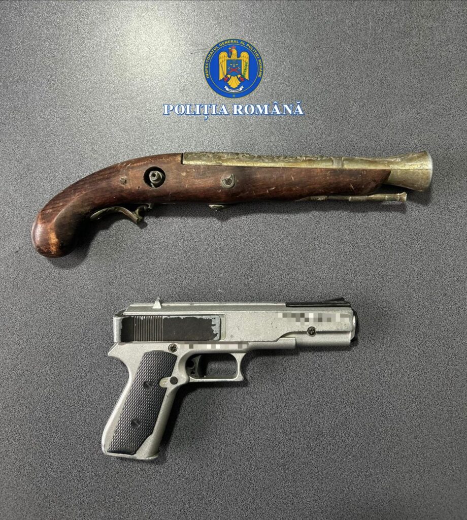 Percheziții în județul Vâlcea: Poliția descoperă arme deținute ilegal