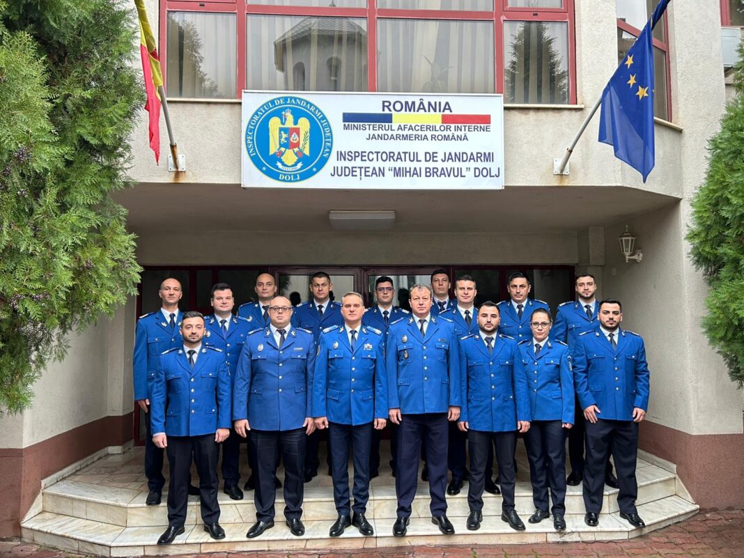 Recompense acordate la Inspectoratul de Jandarmi Judeţean Dolj cu ocazia Zilei Naţionale a României