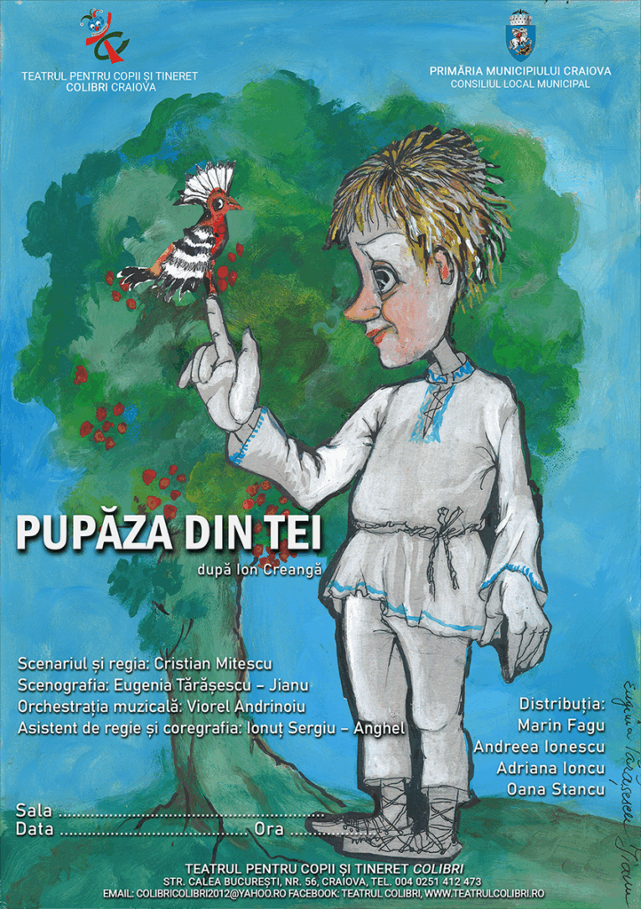Weekend de spectacole pentru copii la Teatrul Colibri Craiova