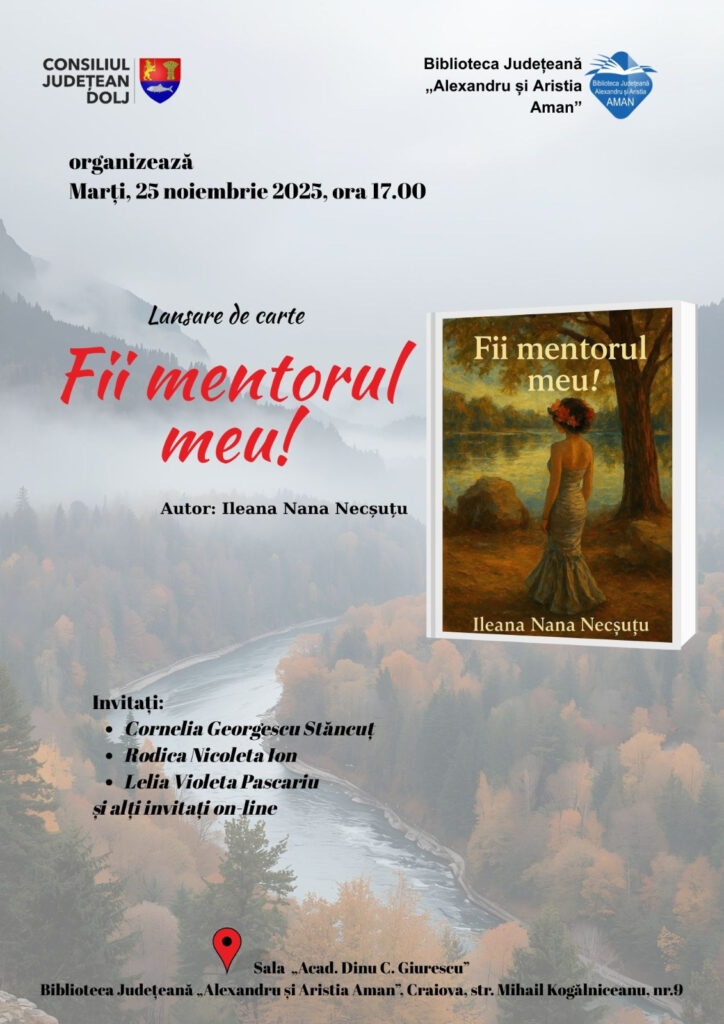 Lansarea volumului „Fii mentorul meu!”, la „Aman“