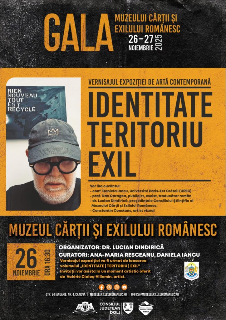 Gala Muzeului Cărții și Exilului Românesc 2025: două zile dedicate culturii și artei contemporane
