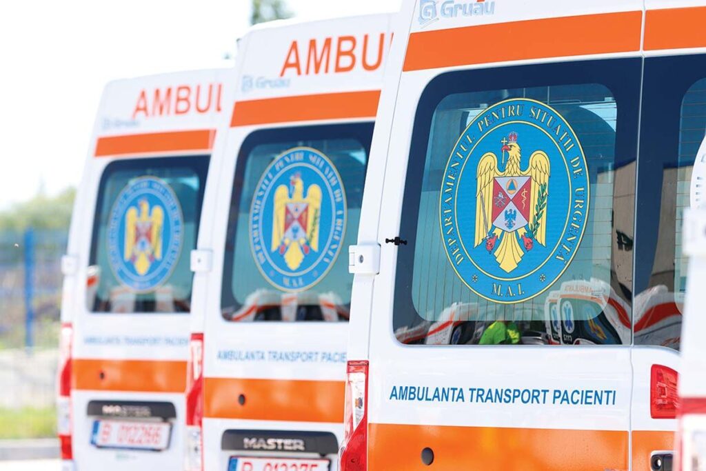 121 de ambulanţe noi vor ajunge la serviciile de ambulanţă şi SMURD în acest an