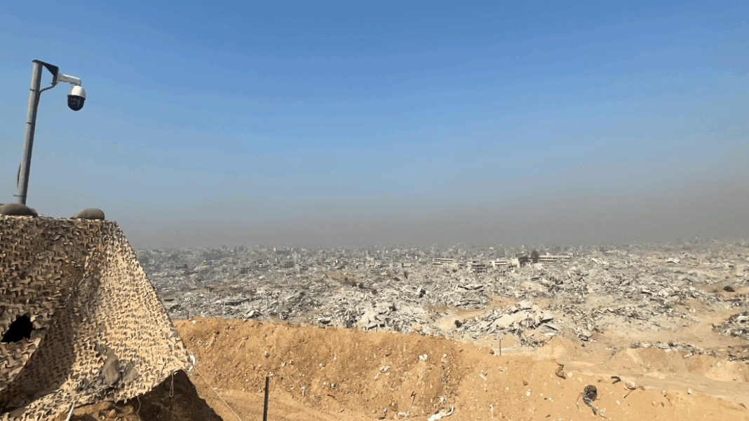 Rămășițele Shejaiya, un cartier estic al orașului Gaza