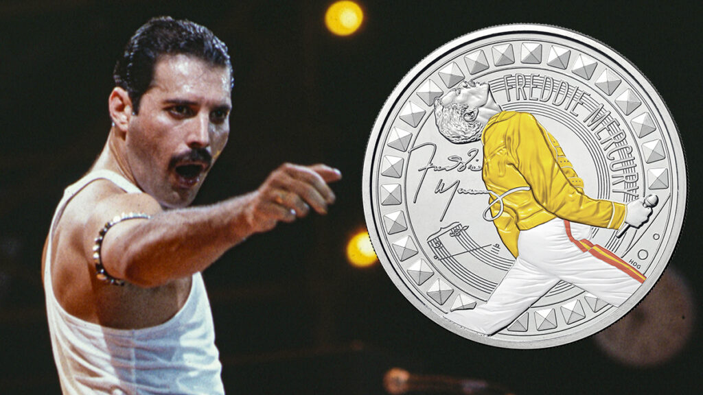 Freddie Mercury, omagiat de Monetăria Regală a Marii Britanii