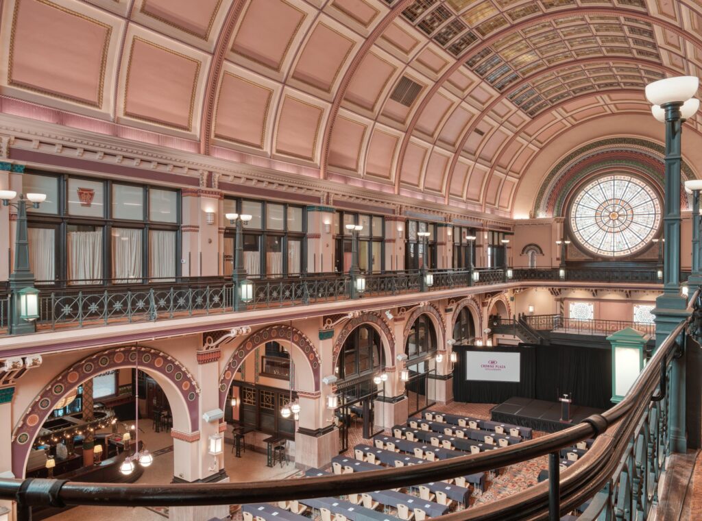 Crowne Plaza Indianapolis Downtown Union Station are unele dintre cele mai unice camere dintre toate hotelurile din gară