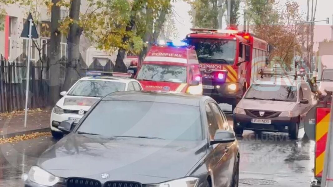 Scurgere de gaz la un liceu din Bucureşti