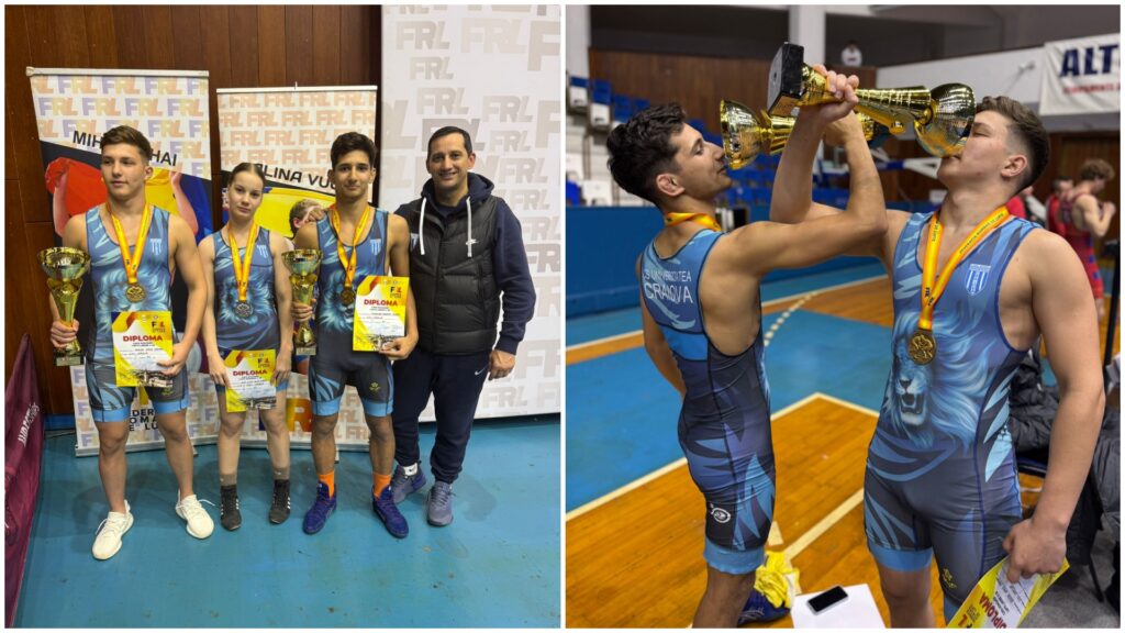 Lupte / Nivel impresionant pentru Boicea și Mihalcea! Craiovenii au cucerit Cupa României U20