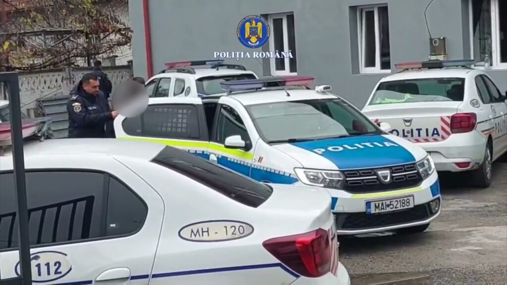 (VIDEO) Bărbat cu brățară electronică, reținut după ce a încălcat ordinul de protecție la Strehaia