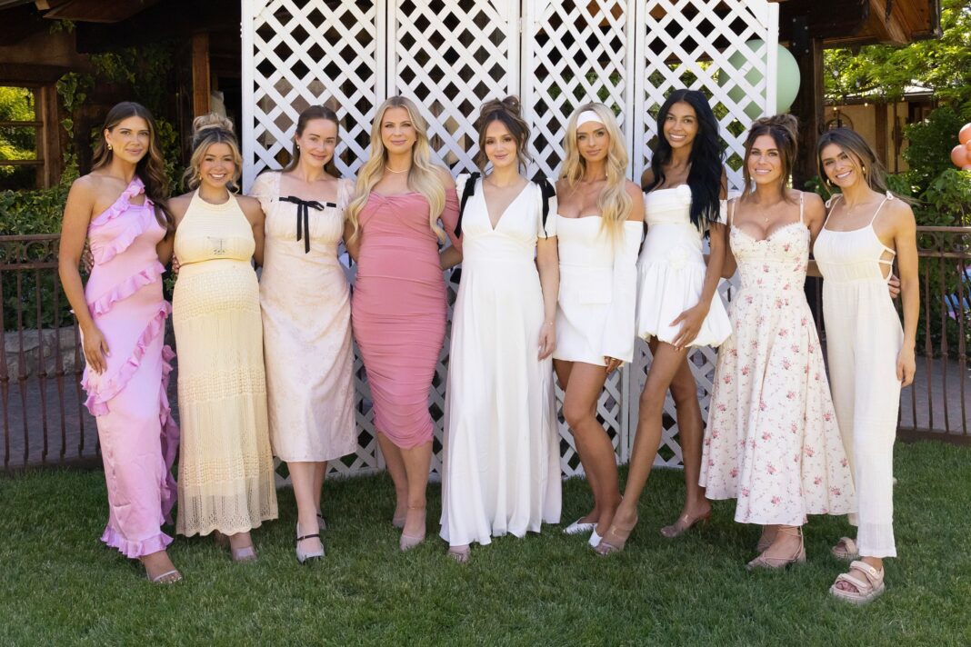 Demi Engemann, Jennifer Affleck, Whitney Leavitt, Mayci Neeley, Mikayla Matthews, Miranda McWhorter, Layla Taylor, Jessi Ngatikaura și Taylor Frankie Paul din „Viețile secrete ale soțiilor mormone”