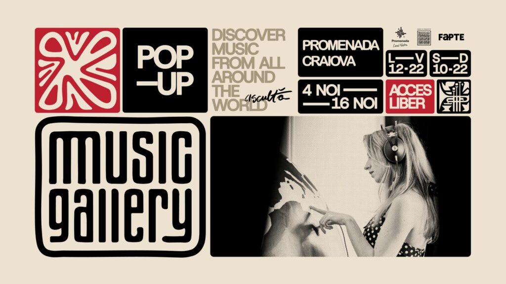 Music Gallery – un proiect unic dedicat muzicii, prezent la Promenada Craiova