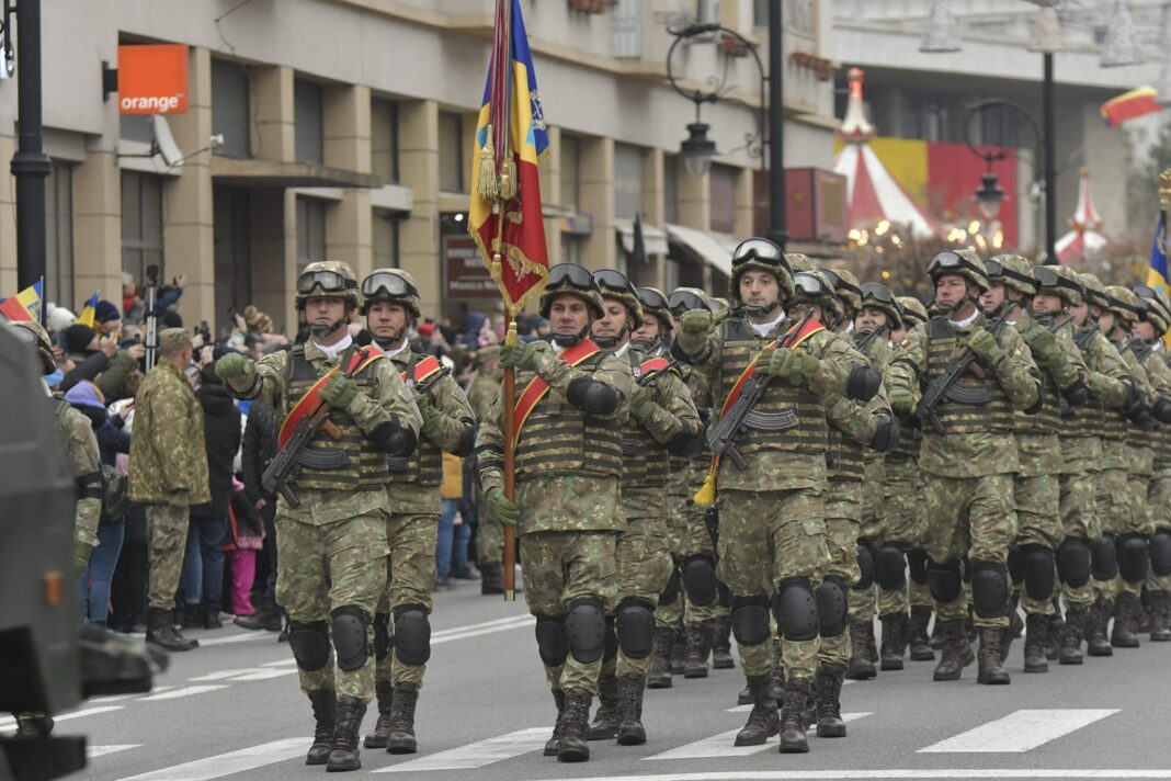 Parada militară din centrul Craiovei