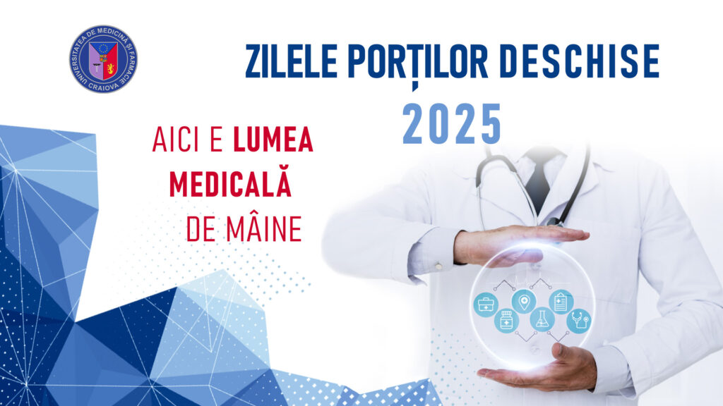 Zilele Porților Deschise la UMF Craiova: peste 60 de workshop-uri interactive pentru viitorii studenți
