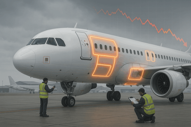 Acţiunile Airbus au scăzut puternic luni, după noi informaţii despre o problemă de calitate la zeci de aeronave A320