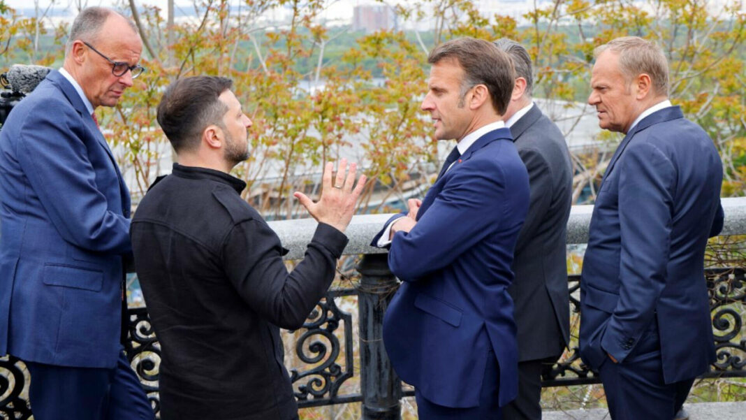 Volodimir Zelenski se reunește la Londra cu aliații europeni