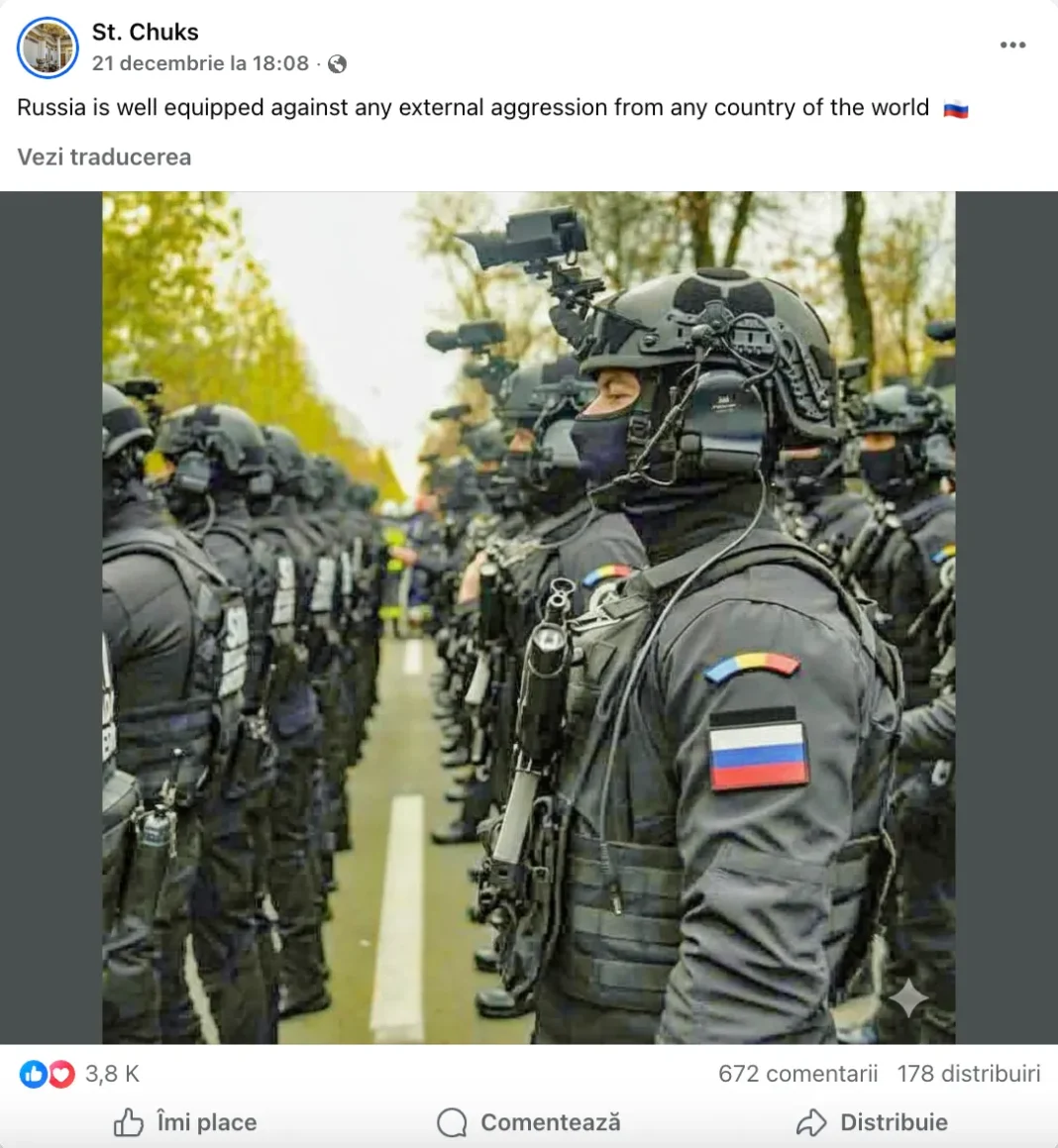 Cum îi fac bloggerii ruși imagine lui Putin: Trupe românești sunt prezentate drept rusești