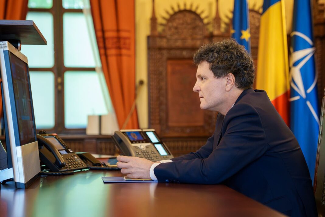 Președintele Nicușor Dan participă la reuniunea „Coaliției de Voință“