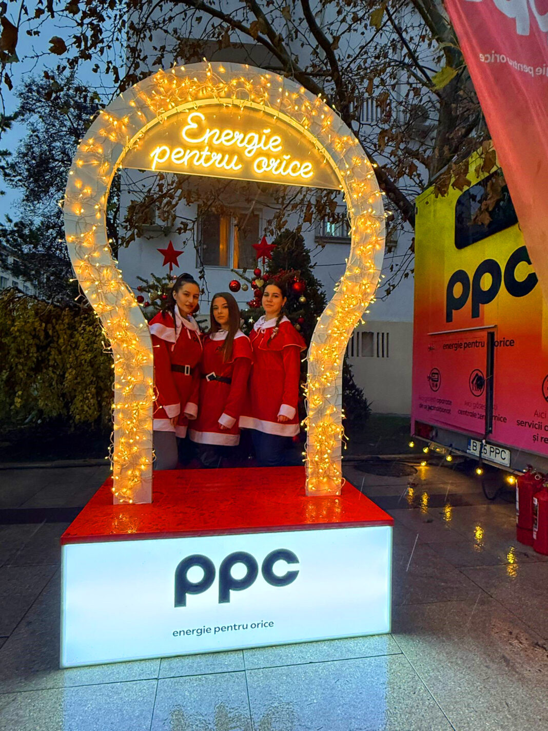 PPC aduce energia sărbătorilor de iarnă la Târgul de Crăciun Craiova 2025