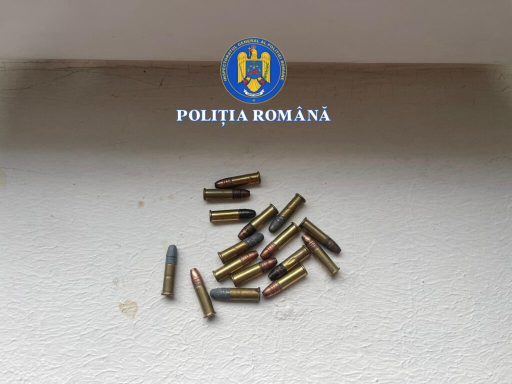 Vâlcea: Muniție interzisă descoperită la domiciliul unui bărbat din Vaideeni
