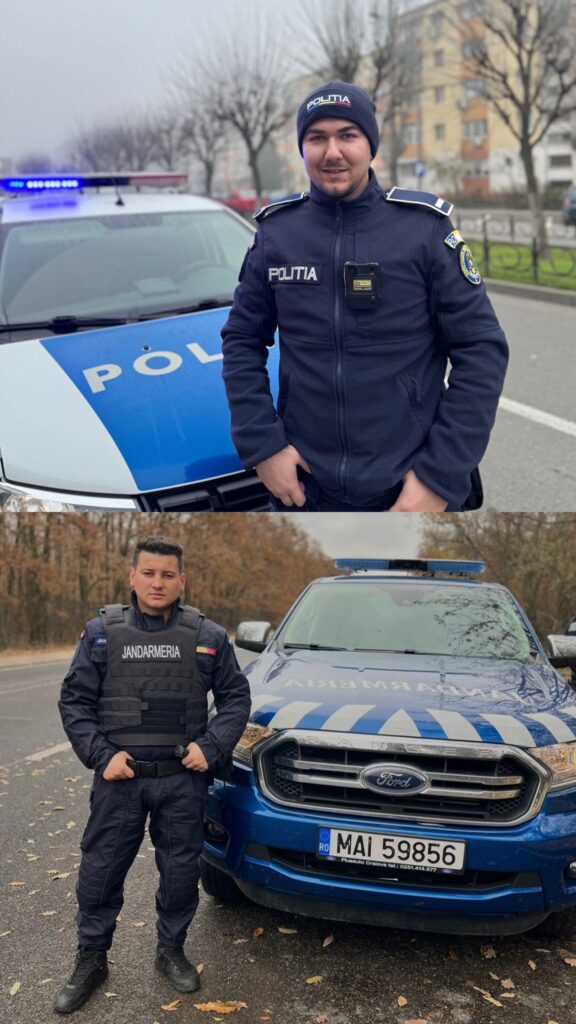 (VIDEO) O intervenție care a făcut diferența. Polițiștii și jandarmii din Craiova au salvat o femeie de 82 de ani