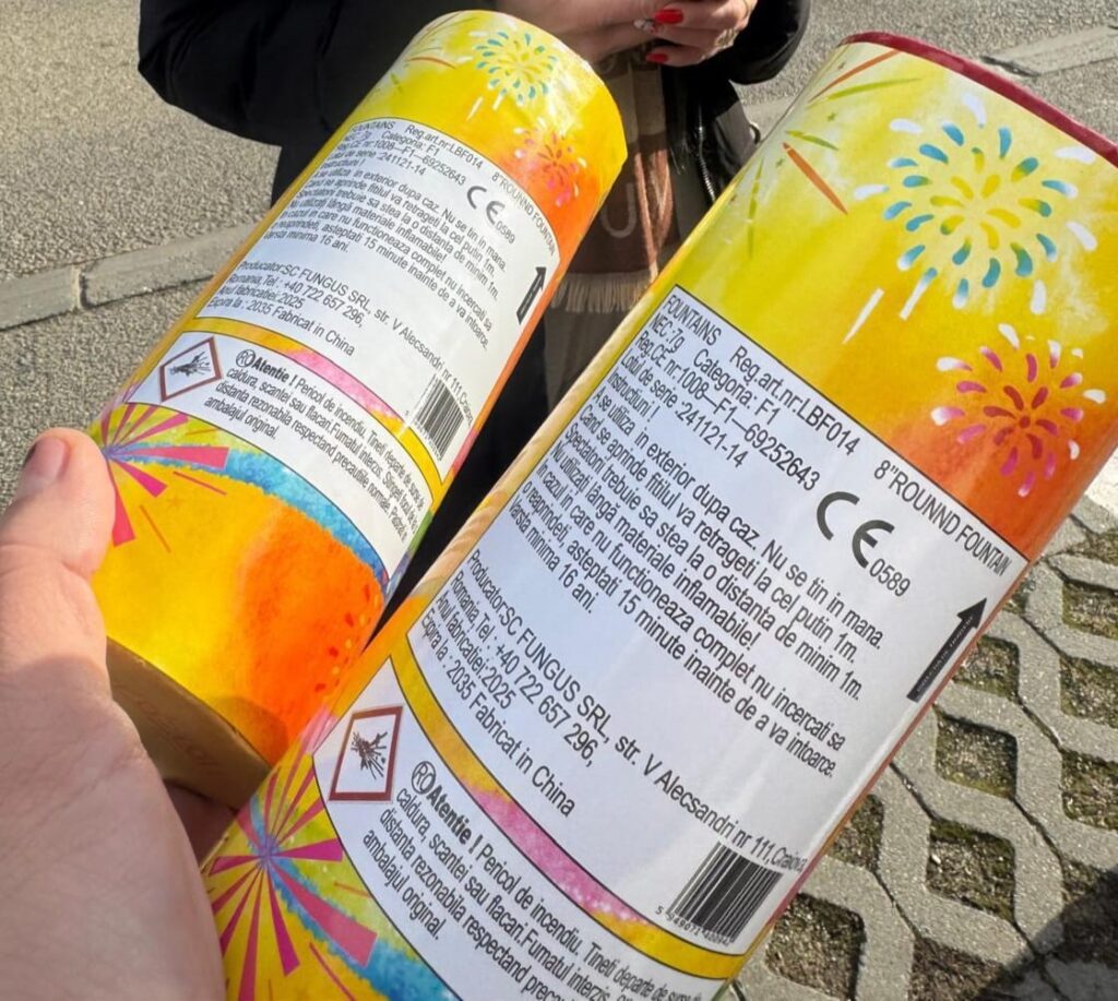 Sute de kilograme de artificii, confiscate de polițiștii olteni