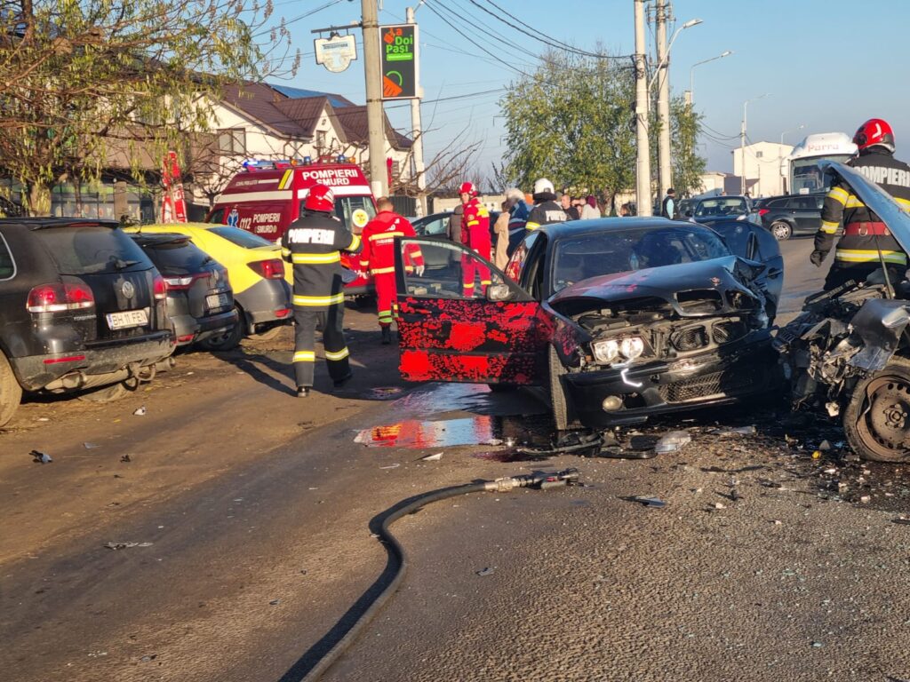 Dolj: Trei răniți într-un accident produs la Șimnicu de Sus
