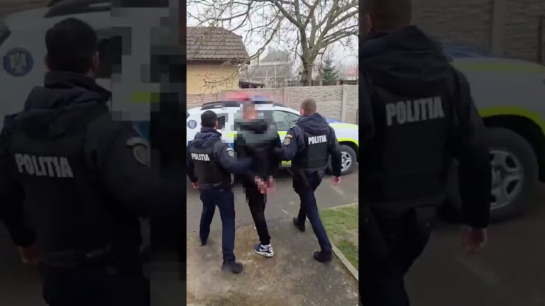 (VIDEO) Reținere în Dolj: un tânăr acuzat de viol asupra unui minor și încălcarea ordinului de protecție