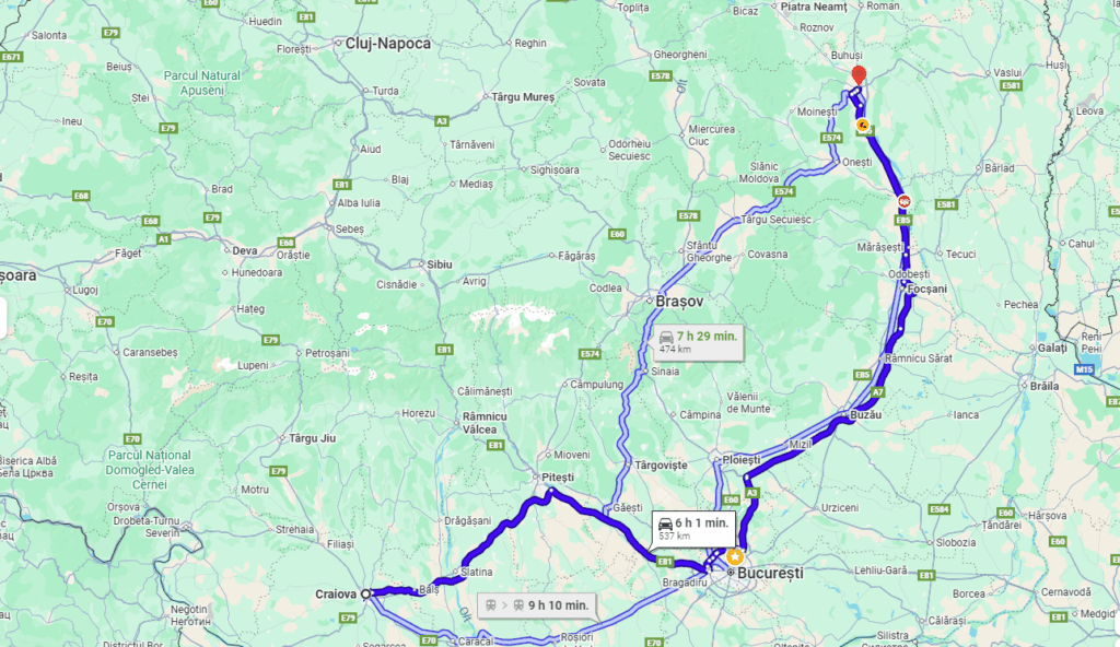 Când se va putea circula din Oltenia în Moldova