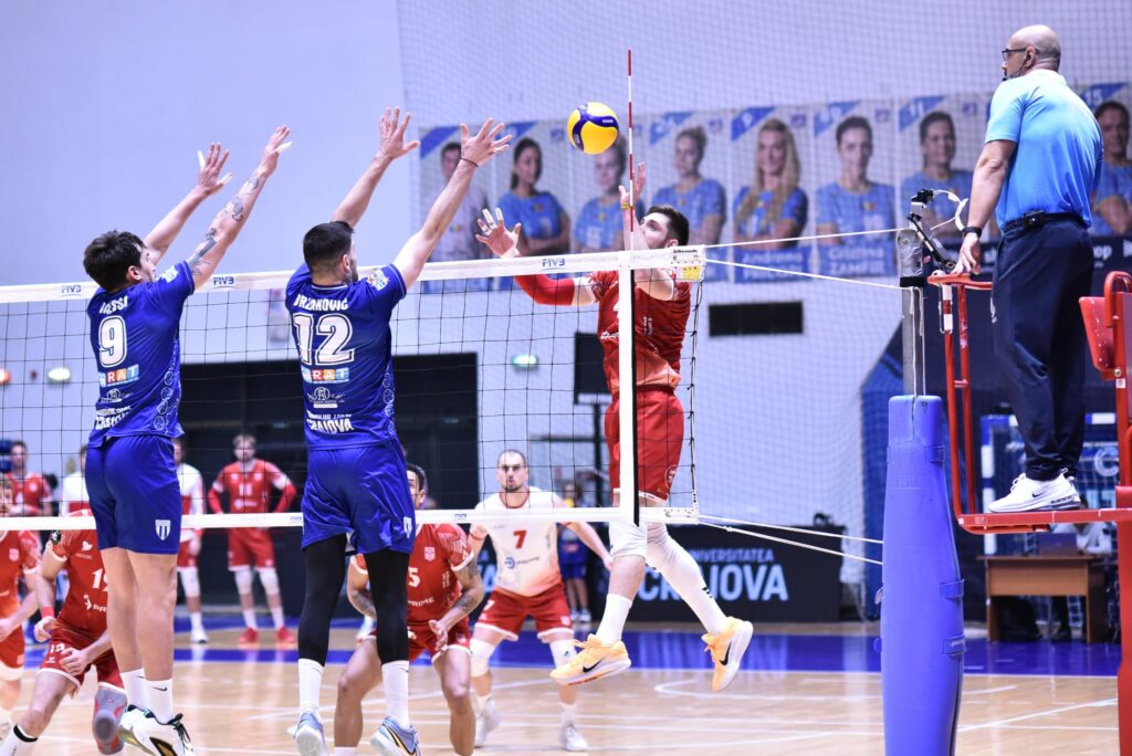 Volei (m) / E greu când ai absențe! SCMU Craiova, fără șanse în fața lui Dinamo