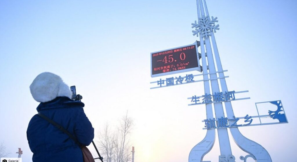 Orașul în care temperatura a scăzut până la -45 de grade Celsius în a doua zi de Crăciun