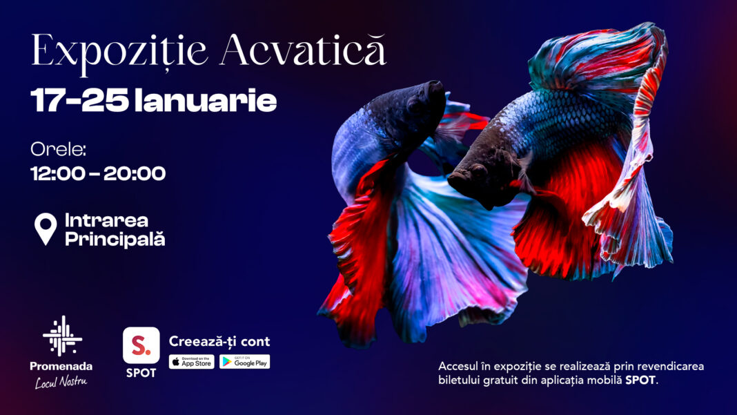 Expoziție acvatică la Promenada Craiova