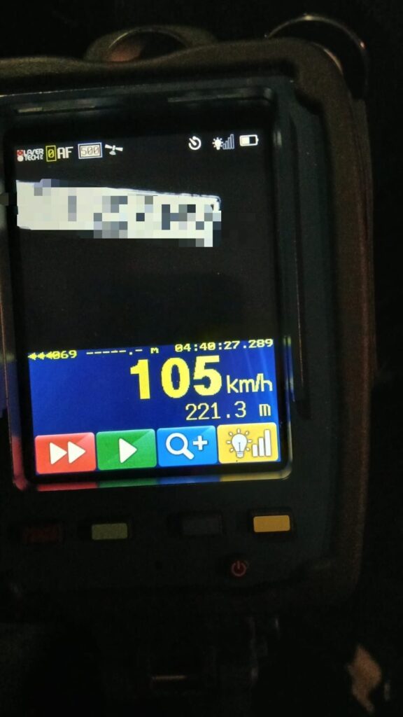 Craiova: Șofer prins circulând cu 105 km/h pe Calea Severinului