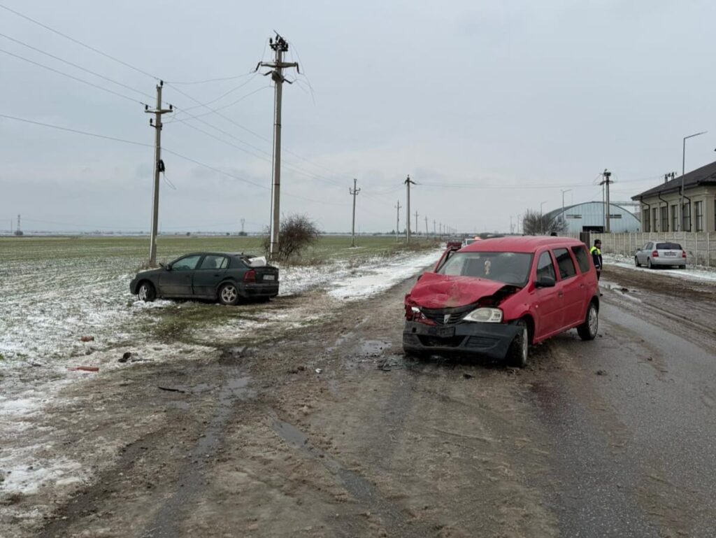 Olt: Accident rutier pe DJ 543, în afara comunei Izbiceni: cinci persoane rănite