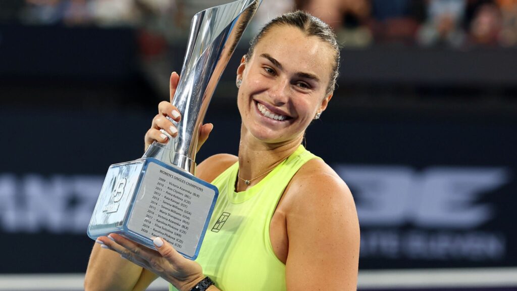 Aryna Sabalenka, triumfătoare pentru al doilea an la rând la Brisbane
