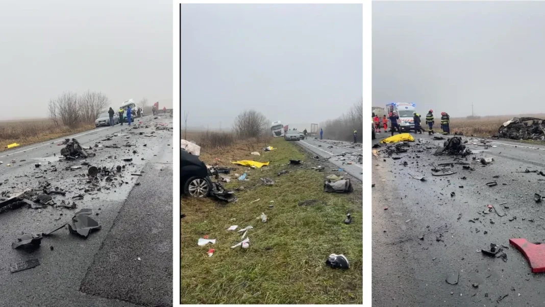 Cei şapte morți în accidentul din Timiș erau suporteri ai PAOK Salonic