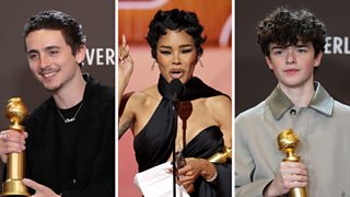 (VIDEO) Timothée Chalamet triumfă la Globurile de Aur și îl devansează pe Leonardo DiCaprio