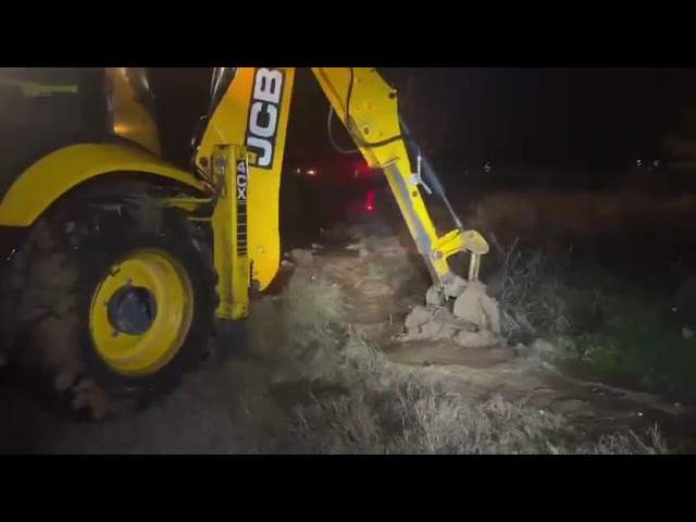 (VIDEO) Intervenție a pompierilor din Slatina pentru monitorizarea acumulărilor de apă după precipitații