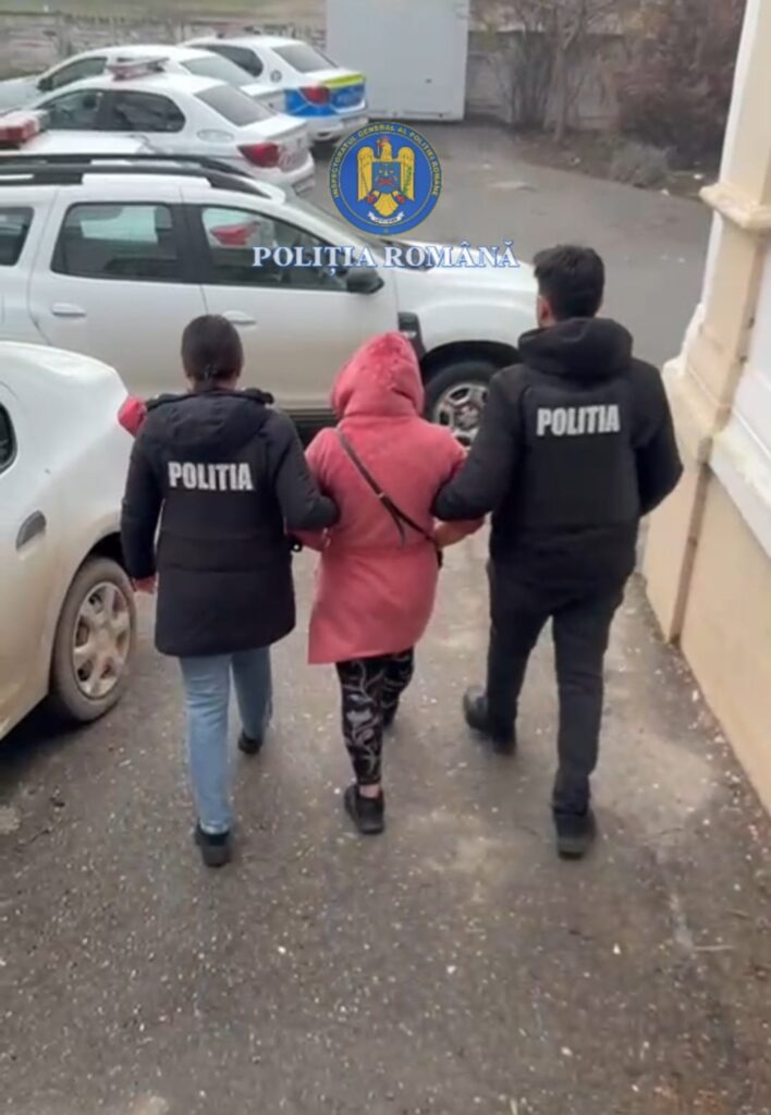 Urmărită internațional, prinsă în orașul Băilești