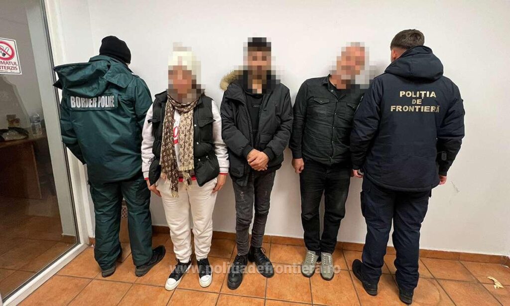 (VIDEO) Migranți opriți de polițiștii din Calafat înainte de a ajunge ilegal în Europa