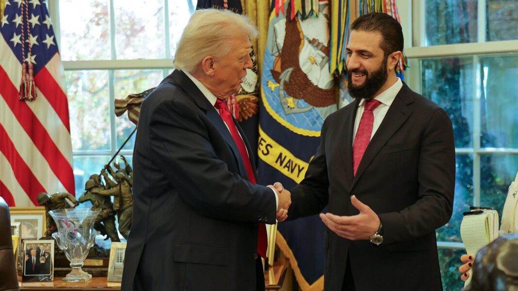 Președintele american Donald Trump s-a întâlnit cu președintele sirian Ahmed al-Sharaa la Casa Albă în noiembrie, fiind prima astfel de întâlnire din istoria țării