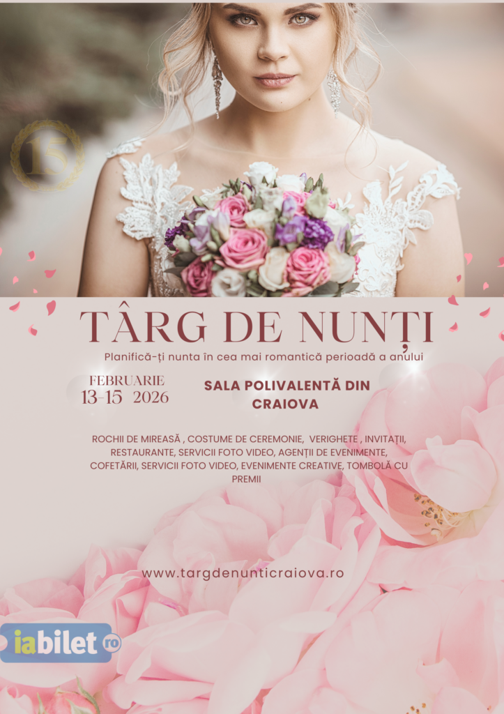 Cât mai costă o nuntă în 2026? Răspunsurile vin la Wedding Fever, la Sala Polivalentă Craiova