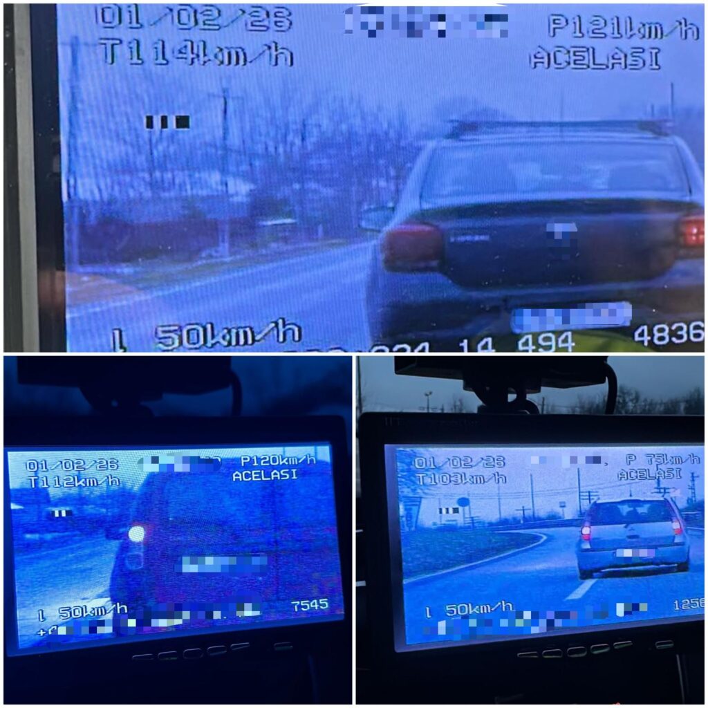Acțiune rutieră amplă în Vâlcea: peste 400 de sancțiuni și zeci de permise reținute