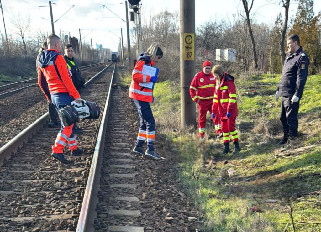 Bărbat lovit mortal de tren în halta Craiova Triaj