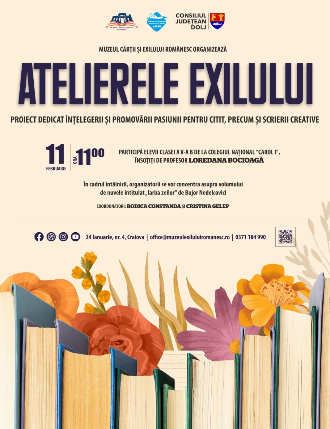 „Atelierele exilului“ la Muzeul Cărții și Exilului Românesc