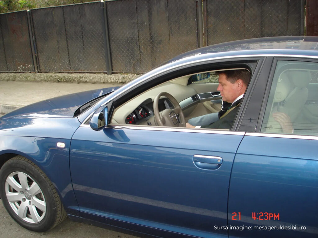 Mașina de protocol a lui Klaus Iohannis, scoasă la licitație de la doar 1.000 €