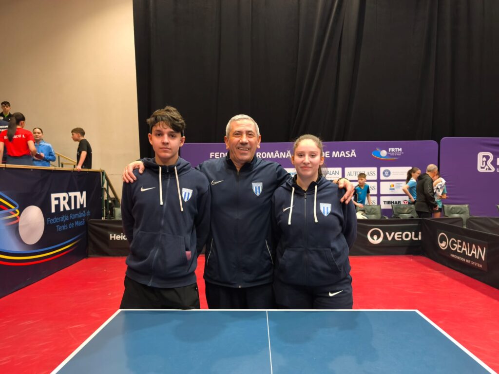 Tenis de masă / Marinescu și Găman, parcurs bun pentru CSU Craiova la Cupa României