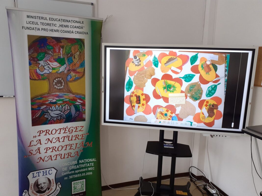 Elevii sunt invitați să promoveze protecția mediului prin artă, imagini și texte bilingve