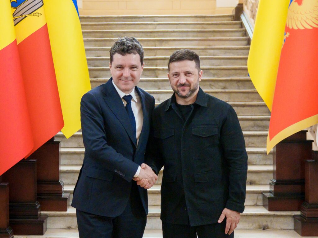 (VIDEO) Volodimir Zelenski, vizită oficială în România. Nicușor Dan l-a primit la Palatul Cotroceni